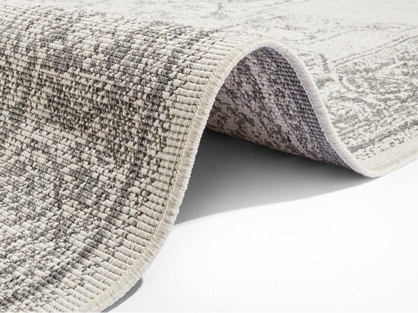 Sivo-krem zunanja preproga NORTHRUGS Borbon, 120 x 170 cm