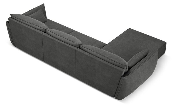 Siv kotni kavč (levi kot) Vanda - Mazzini Sofas