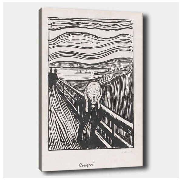 Slika 70x100 cm Edvard Munch Sketch – Wallity