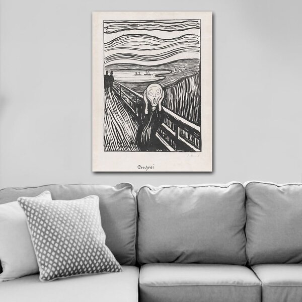 Slika 70x100 cm Edvard Munch Sketch – Wallity