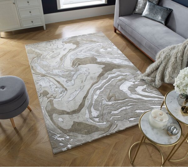 Bež preproga 160x230 cm Marbled – Flair Rugs