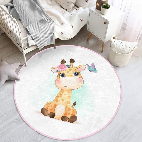 Bela otroška preproga ø 120 cm Comfort – Mila Home