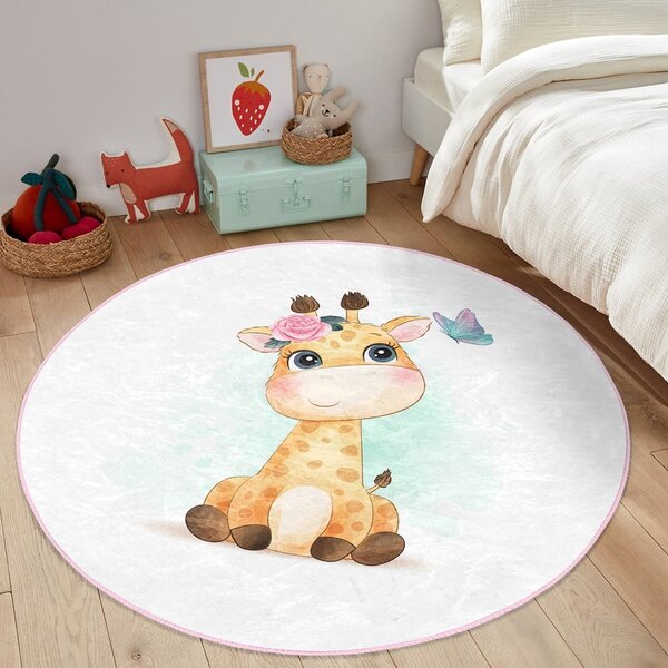 Bela otroška preproga ø 120 cm Comfort – Mila Home