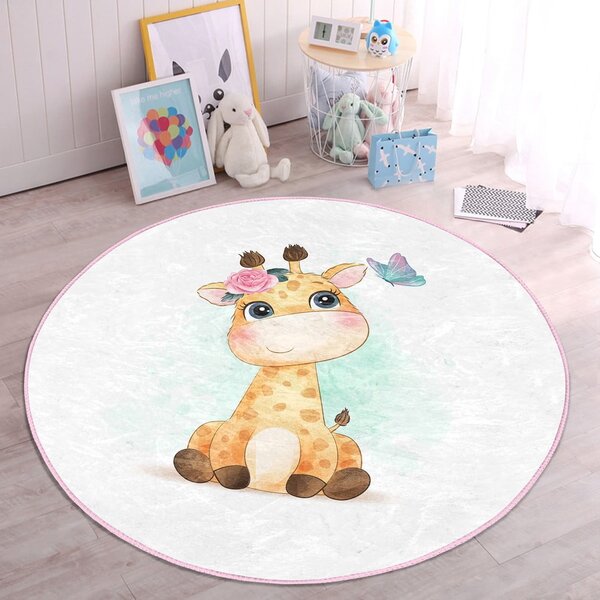 Bela otroška preproga ø 120 cm Comfort – Mila Home