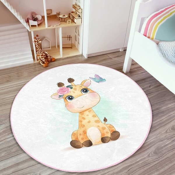 Bela otroška preproga ø 120 cm Comfort – Mila Home