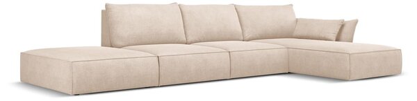 Bež kotni kavč (desni kot) Vanda - Mazzini Sofas