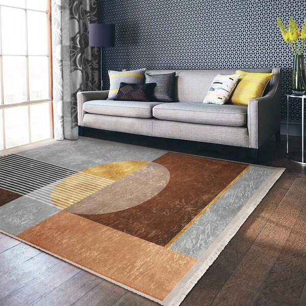 Sivo-rjava preproga 120x180 cm - Mila Home