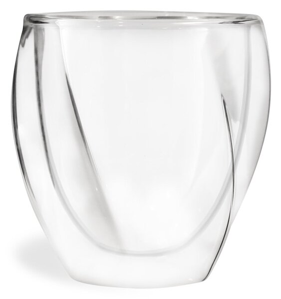 Skodelice v kompletu za kapučino z dvojno steno 2 ks 250 ml Cristallo – Vialli Design