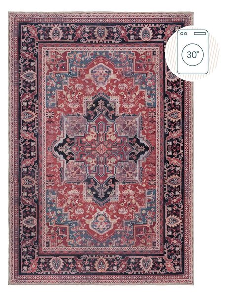 Bordo rdeča pralna preproga iz mešanice recikliranih vlaken 80x150 cm Windsor – Flair Rugs