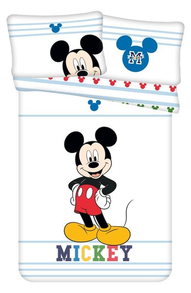 Bombažna otroška posteljnina za otroško posteljico 100x135 cm Mickey – Jerry Fabrics