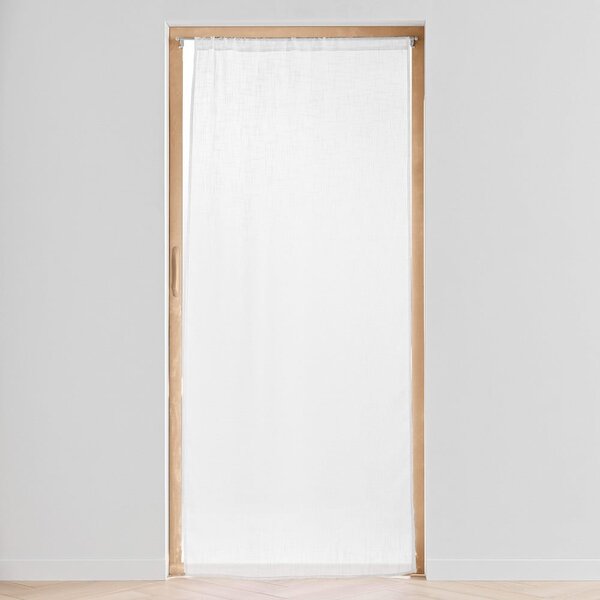Bela zavesa za vrata 90x200 cm Haltona – douceur d'intérieur