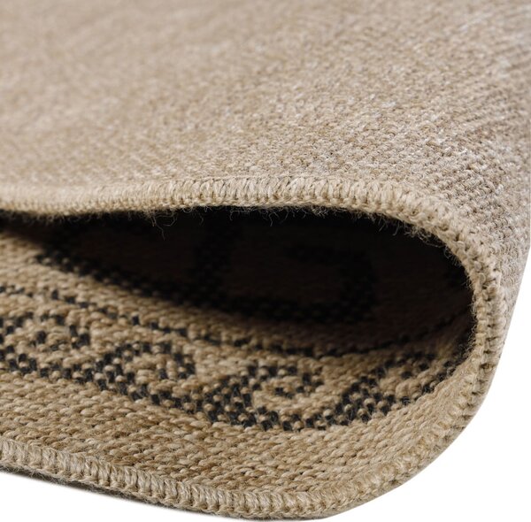Črno-bež okrogla zunanja preproga ø 120 cm Comilla – Ayyildiz Carpets