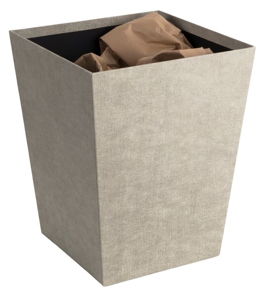 Bež koš za smeti za pisarno Sofia Canvas Paper Laminate – Bigso