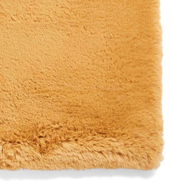 Gorčično rumena preproga 80x150 cm Super Teddy – Think Rugs