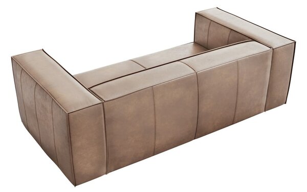 Svetlo rjava usnjena zofa 212 cm Madame - Windsor & Co Sofas