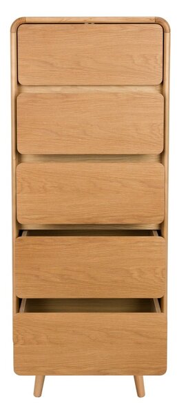 Komoda iz masivnega jesena v naravni barvi 45x112x40 cm Rise – Zuiver
