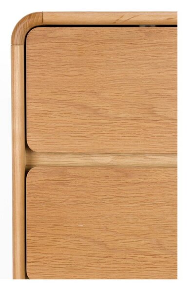 Komoda iz masivnega jesena v naravni barvi 45x112x40 cm Rise – Zuiver