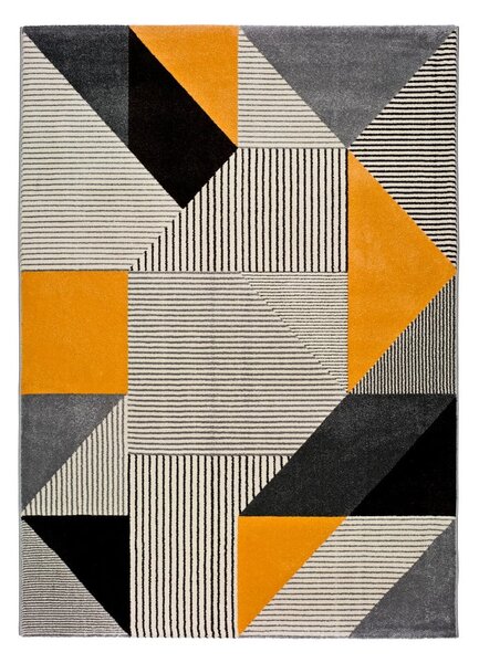 Oranžno-siva preproga Universal Gladys Duro, 200 x 290 cm