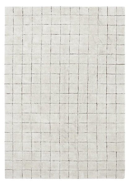 Kremno bela pralna ročno tkana bombažna preproga 120x160 cm Mosaic – Lorena Canals