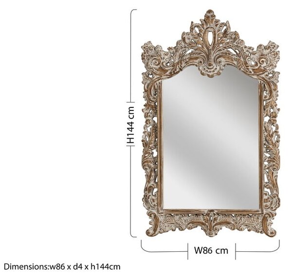 Stensko ogledalo 86x144 cm Baroque – Premier Housewares