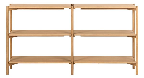 Knjižnica iz hrastovega dekorja 169x88 cm Braidwood - Actona