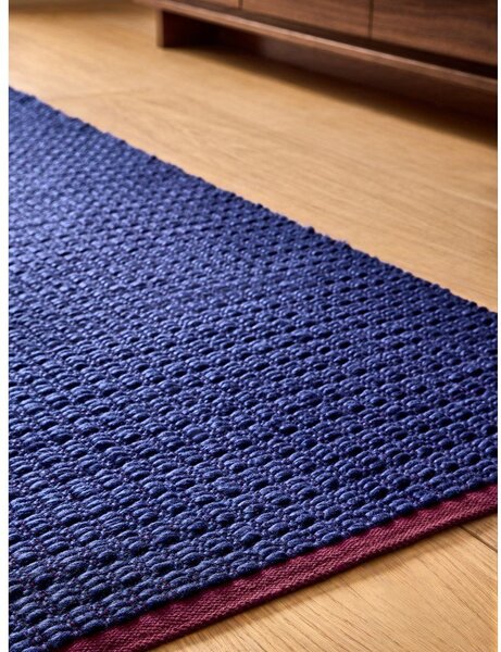 Modra ročno tkana preproga 200x290 cm Kai – MADE