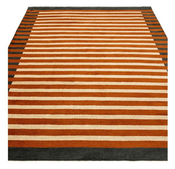 Oranžna preproga iz recikliranih vlaken 120x170 cm Lois – MADE