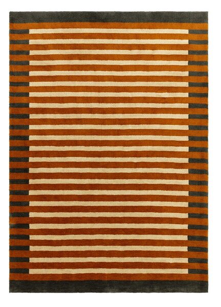 Oranžna preproga iz recikliranih vlaken 120x170 cm Lois – MADE
