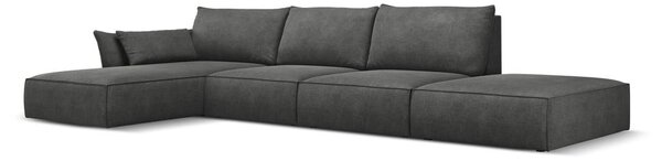 Siv kotni kavč (levi kot) Vanda - Mazzini Sofas