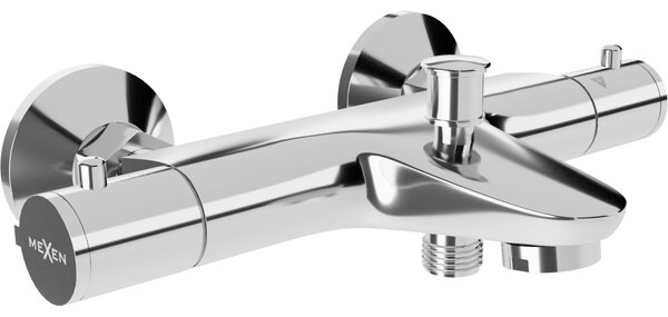 Mexen Nox termostatska kadna pipa, krom - 77350-00