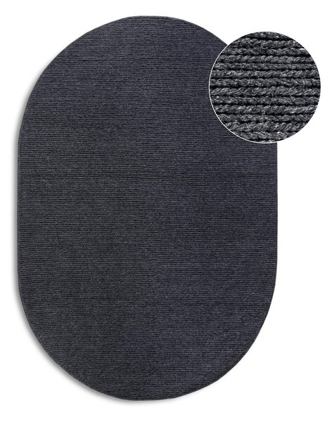Temno siva ročno tkana volnena preproga 160x230 cm Francois – Villeroy&Boch