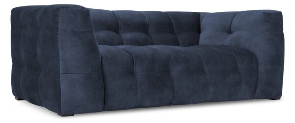 Modra žametna zofa Windsor & Co Sofas Vesta, 208 cm