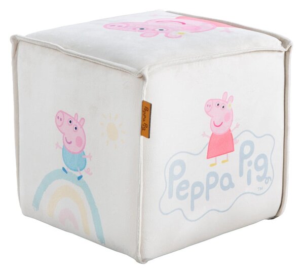 Bel žameten otroški tabure Peppa Pig – Roba