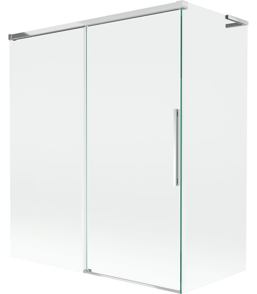 Mexen Rox L 2-krilno drsno tuš zaslon 140 + 70 x 150 cm, prozoren, kromiran - 8C9L-140-070-01-00