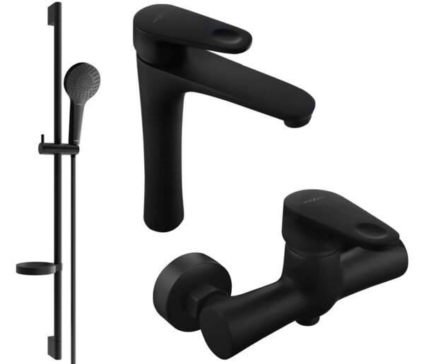 Mexen Kama DS05 komplet prha, črn - 72514DS05-70