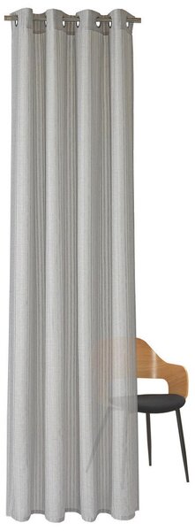 ZAVESA Z OBROČKI prosojno 140/250 cm