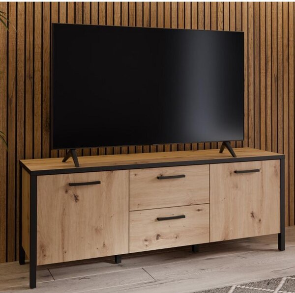 Modern Living Tv-element Kirikus, Barva Hrasta, Črna