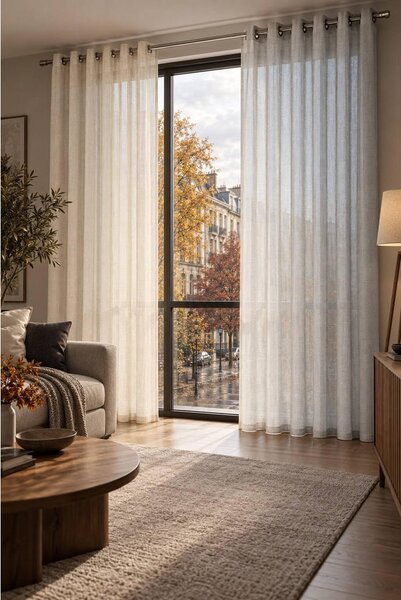 ESPRIT ZAVESA E-OLA prosojno 140/250 cm