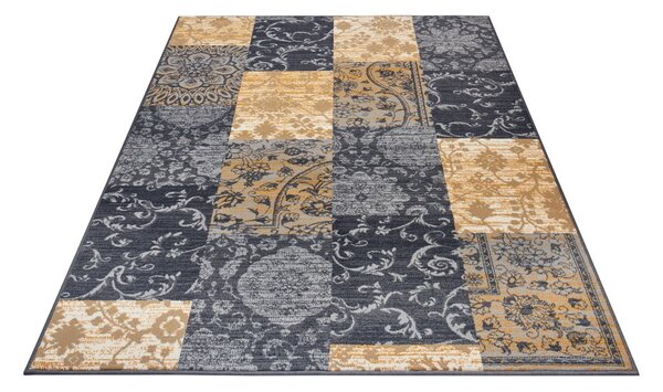 Rumeno-siva preproga 170x120 cm Bloques - Hanse Home