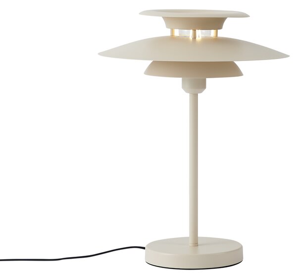 Retro namizna svetilka bež jeklo 45cm - Pauly