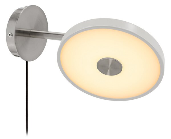 UMAGE LED-stenna svetilka Asteria Short, siva, jeklo, vtič, zatemnjen, Siva, spalnica, Kovina, Dizajn
