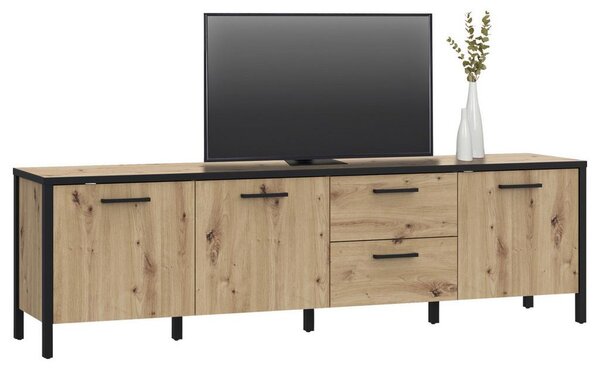 Modern Living Tv-element Kirikus, Barva Hrasta, Črna