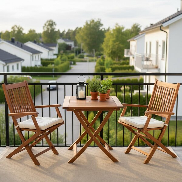 SET ZA BALKON les naravne barve