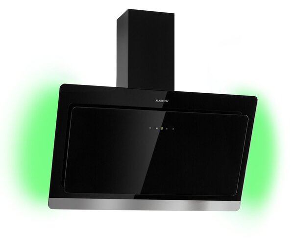 Klarstein Aurora 90 Smart, kuhinjska napa, 585 m³/h, 90 cm, dimniška napa, osvetlitev, razred energijske učinkovitosti A++