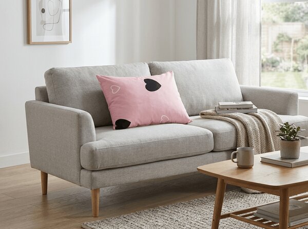 Polibombažna prevleka za vzglavnik CORAZON POLY 50x70 cm, roza