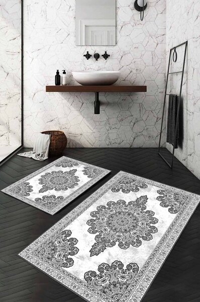 Sive kopalniške preproge v kompletu 2 ks 60x100 cm – Mila Home