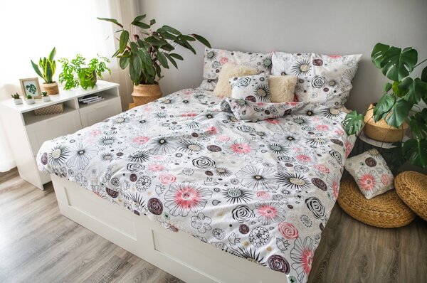 Bela bombažna posteljnina 140x200 cm LP Dita Cardo - Cotton House