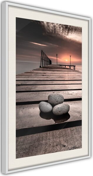 Plakat - Stones on the Pier