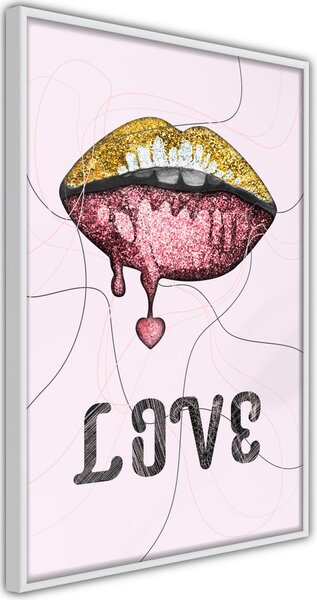 Plakat - Lip Gloss and Love