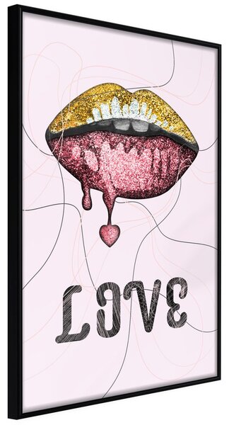 Plakat - Lip Gloss and Love